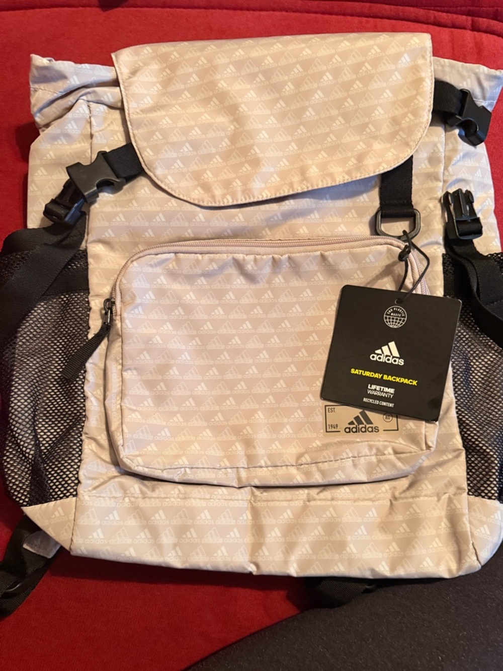 adidas Men’s Cream/Beige Saturday Backpack